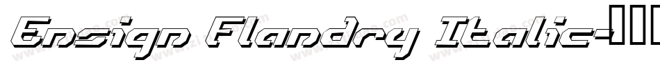 Ensign Flandry Italic字体转换